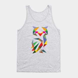 Geometric Owl Tank Top